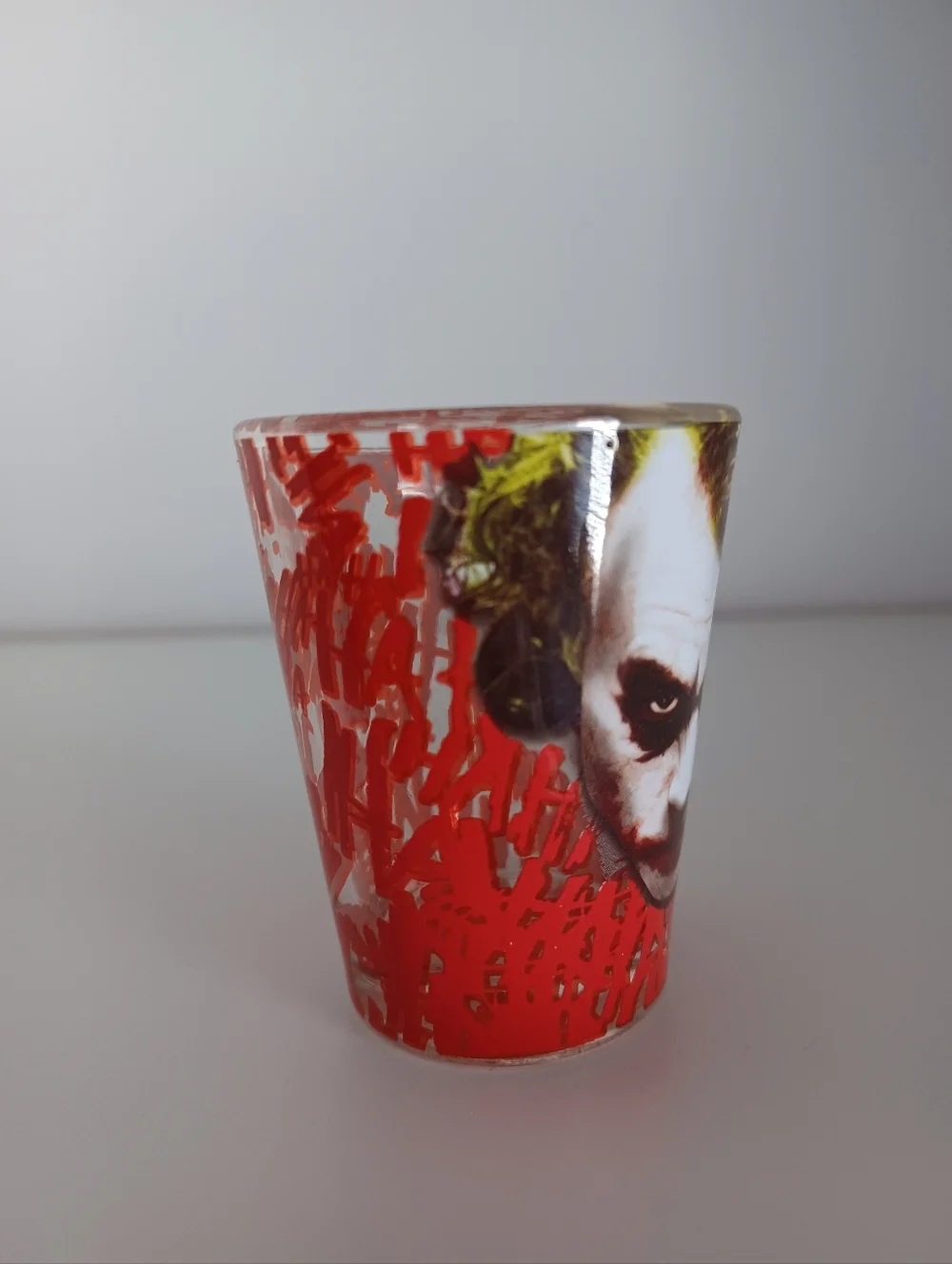 DC Comics The‎ Joker Heath Ledger Batman The Dark Knight Shot Glass Collectible
